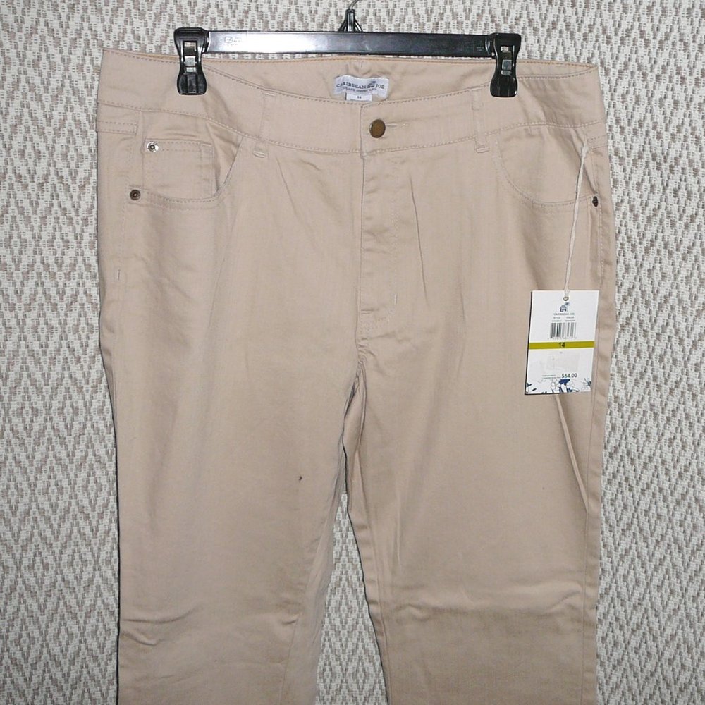 Caribbean Joe Casual Pants Jeans 14 NWT